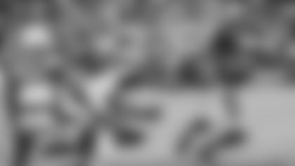 Then-Washington receiver Josh Doctson tries to get away from Cardinals defenders Josh Bynes and Tramon Williams in a 2017 game.