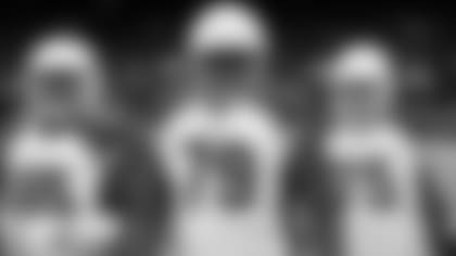 Rookie Corey Cunningham (No. 79) is expected to be the starting right tackle the rest of the season