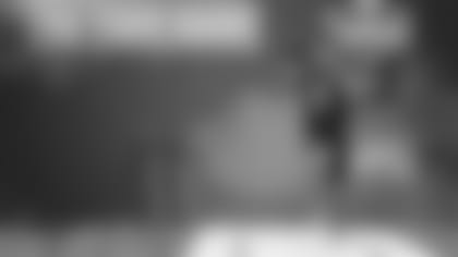 Cardinals cornerback Byron Murphy takes part in the 40-yard dash during the 2019 Scouting combine in Indianapolis.