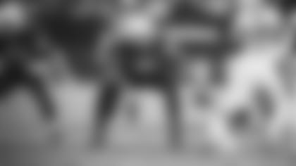 Center Rodney Hudson hasn't played since the Monday night game against the Rams.