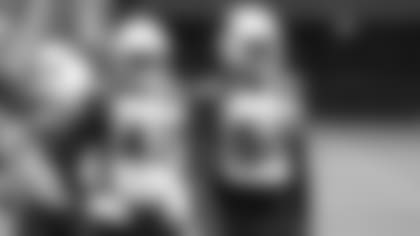 The Cardinals have added Devon Kennard (42) to start across from All-Pro pass rusher Chandler Jones (55) this season.