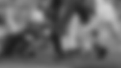 Running back Marion Grice stretches over the goal line for a touchdown during the Cardinals' 27-16 loss Saturday in Carolina.