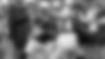 DE Chandler Jones (left) faces off against LT D.J. Humphries at the start of Monday's practice.