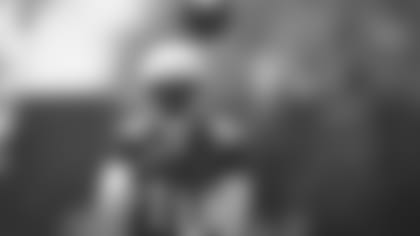 Wide receiver A.J. Green makes a catch during Monday's OTA.