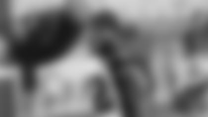 Safety Budda Baker smiles during a break in Tuesday's practice, secure in the knowledge he had a new contract extension.