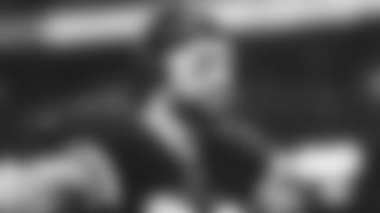 Tight end Zach Ertz doing a postgame interview after a recent home game.