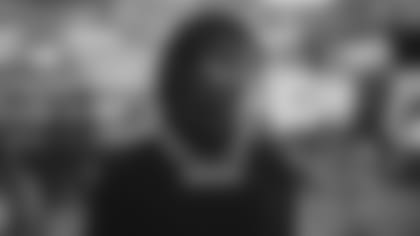 Marquise "Hollywood" Brown during his initial visit to the Dignity Health Training Center.