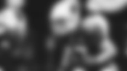 Wide receiver Andy Isabella comes off the line of scrimmage during a play in Thursday's practice.