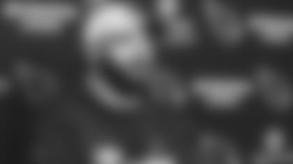 G Brian Winters speaks with the media on Tuesday.