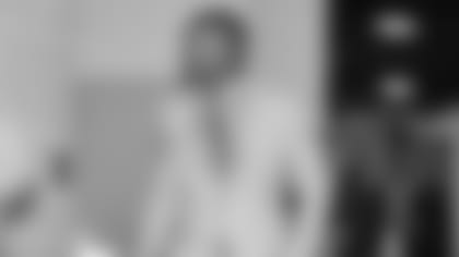 Cardinals vice president of player personnel Quentin Harris before the team's game against the Broncos in Denver last weekend.