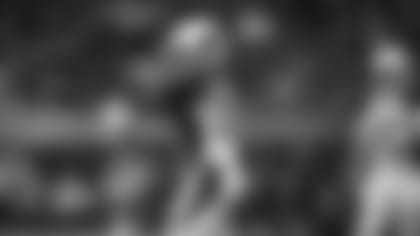 Wide receiver Marquise Brown makes a catch during Sunday's loss in Atlanta.