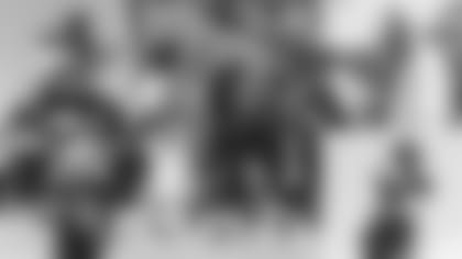 Among those in the spotlight for 2021 (clockwise from center): Kyler Murray, Kliff Kingsbury, Chase Edmonds, A.J. Green, Rodney Hudson.