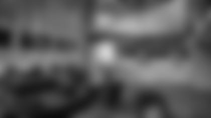 The recently-renovated club level at University of Phoenix Stadium.