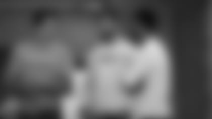 The Cardinals quarterback room was Charles Kanoff (left), Josh Rosen (center) and Brett Hundley when offseason work began in 2019.