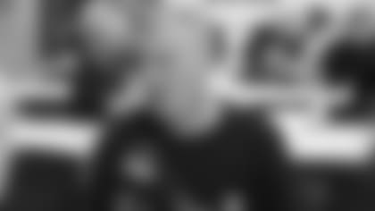 QB coach/pass game coordinator Tom Clements speaks with the media on Wednesday