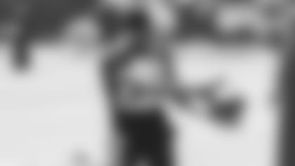 Cornerback Robert Alford catches a ball during a drill at the mandatory minicamp.