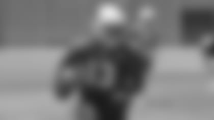 Wide receiver Christian Kirk works during OTAs this offseason.