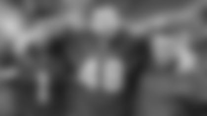 Long snapper Nathan Hodel (48) is helped off the field by kicker Neil Rackers and Dr. Michael Dersam after Hodel badly sprained his ankle against Atlanta last season. Hodel still managed to play in his 96th straight game against St. Louis in the season finale.