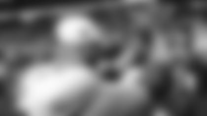 New Cardinals offensive lineman Branden Bowen walks off the field after winning the Big Ten championship playing for Ohio State in 2019.