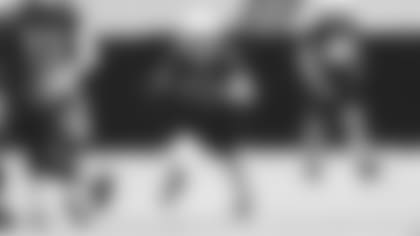 WR Andy Isabella runs after a catch during training camp 2020