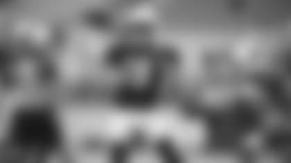 QB Trace McSorley throws a pass at a recent camp practice.