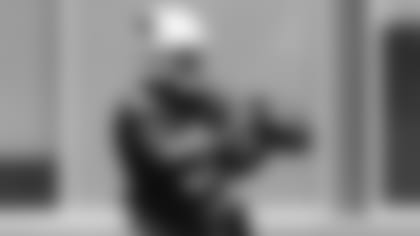 Wide receiver Greg Little catches a pass during minicamp practice Thursday, when he appeared on a tryout basis.