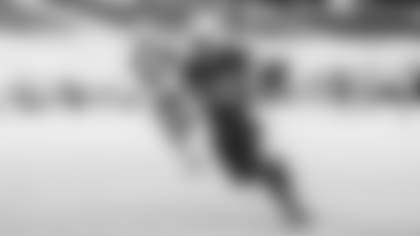 Wide receiver DeAndre Hopkins heads upfield after a catch during a recent practice.