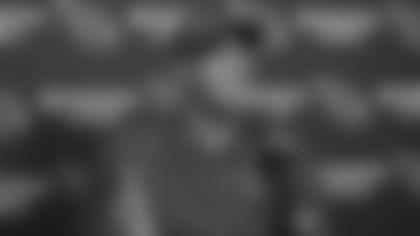 LB Jordan Hicks at his introductory press conference