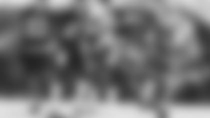 Cornerback Tae Hayes runs upfield for a drill during a rookie minicamp practice this past weekend.