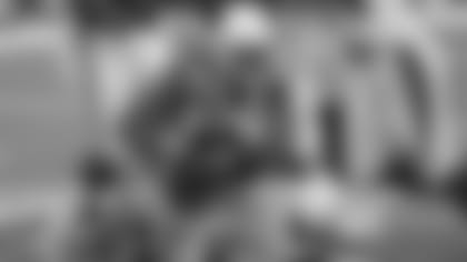 OLB Haason Reddick with one of his five sacks against the Giants.