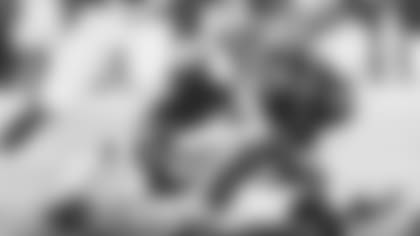 OLB Markus Golden (44) and OLB Haason Reddick wreaked havoc on the Giants all day.