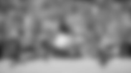 Linebacker Zaven Collins can't quite get to a pass during the Cardinals' most recent home game against the Eagles. The Cardinals host the Saints Thursday night.