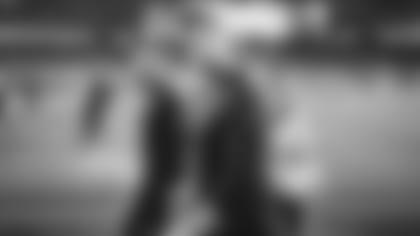 Injured defensive end J.J. Watt looks at the crowd before the Cardinals' game against the Colts Christmas night.