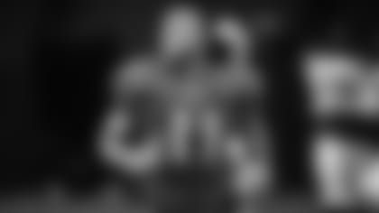 El wide receiver Larry Fitzgerald durante el campamento de entrenamiento 2018.