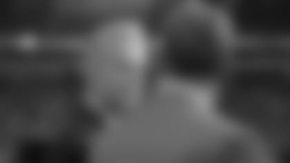 Joe Buck, left, talks to Troy Aikman before an NFL football game between the New York Giants and the Philadelphia Eagles Thursday, Oct. 11, 2018, in East Rutherford, N.J. (AP Photo/Frank Franklin II)