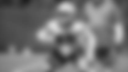 Rookie linebacker Drue Tranquill participates in Chargers organized team activities at Hoag Performance Center in Costa Mesa, CA.