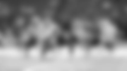 See the Indianapolis Colts cheerleaders take the field for the team's preseason matchup with the Carolina Panthers.