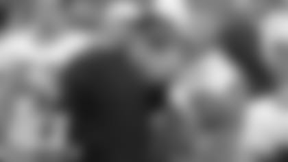 Miami Dolphins offensive line coach Dave DeGuglielmo talks with Miami Dolphins head coach Tony Sparano during an NFL football game against the New York Giants on Sunday October 30, 2011 at MetLife Stadium in East Rutherford, New Jersey
(AP Photo/Evan Pinkus)