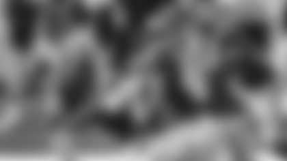 J.D. McKissic runs away from defenders during the Washington Football Team's game against the New York Giants on Oct. 18. (Josh Lobel/NFL)