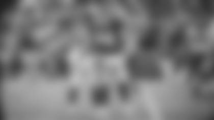 Quarterback Taylor Heinicke celebrates with wide receiver Adam Humphries during the Washington Football Team's game against the Tampa Bay Buccaneers. (Karlee Sell/Washington Football Team)