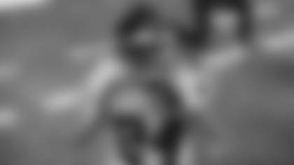 Running back Antonio Gibson celebrates after a score during the Washington Football Team's game against the Detroit Lions on Nov. 15, 2020. (Zack Silver/Washington Football Team)