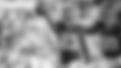 William Jackson III celebrates grabbing an interception from Tom Brady in the first quarter of the Washington Football Team's game against the Tampa Bay Buccaneers. (Karlee Sell/Washington Football Team)