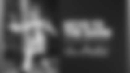 Quarterback Taylor Heinicke drops back for a pass during the Washington Football Team's practice on Nov. 11, 2021. (Karlee Sell/Washington Football Team)