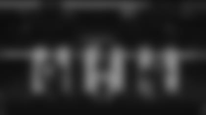 Todd McClure Ring of Honor ceremony during halftime of the game against the Carolina Panthers at Mercedes-Benz Stadium in Atlanta, Georgia on Sunday, October 30, 2022. (Photo by Brandon Magnus/Atlanta Falcons)