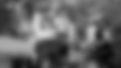 Atlanta Falcons running back Mike Davis #28 during AT&T Atlanta Falcons Training Camp at Atlanta Falcons Headquarters in Flowery Branch, Georgia, on Sunday August 1, 2021. (Photo by Kara Durrette/Atlanta Falcons)