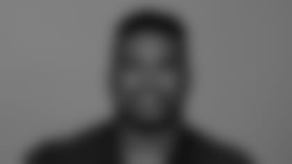This is a 2021 photo of Josh Andrews of the Atlanta Falcons NFL football team. This image reflects the Atlanta Falcons active roster as of July 27, 2021 when this image was taken. (AP Photo)