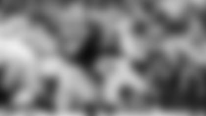 Atlanta Falcons defensive lineman Grady Jarrett #97 sacks the quarterback during the second half against the Tampa Bay Buccaneers at Raymond James Stadium in Tampa, Florida on Sunday, October 9, 2022. (Photo by Doug DeFelice/Atlanta Falcons)