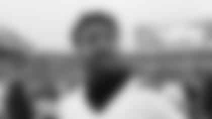 Atlanta Falcons wide receiver Russell Gage #14 is seen on the field after a game against the Buffalo Bills at Highmark Stadium in Orchard Park, New York on Sunday, January 2, 2022. (Photo by Brandon Magnus/Atlanta Falcons)