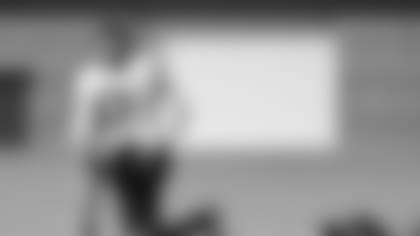 Atlanta Falcons long snapper Josh Harris #47 during team practice at Atlanta Falcons Headquarters in Flowery Branch, Georgia, on Thursday, December 2, 2021. (Photo by Shanna Lockwood/Atlanta Falcons)