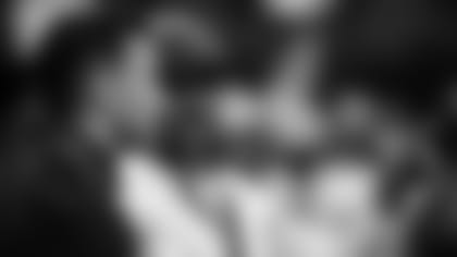 General manager Terry Fontenot during the AT&T Atlanta Falcons Training Camp open practice at Mercedes-Benz Stadium in Atlanta, Georgia, on Saturday August 7, 2021. (Photo by Kara Durrette/Atlanta Falcons)